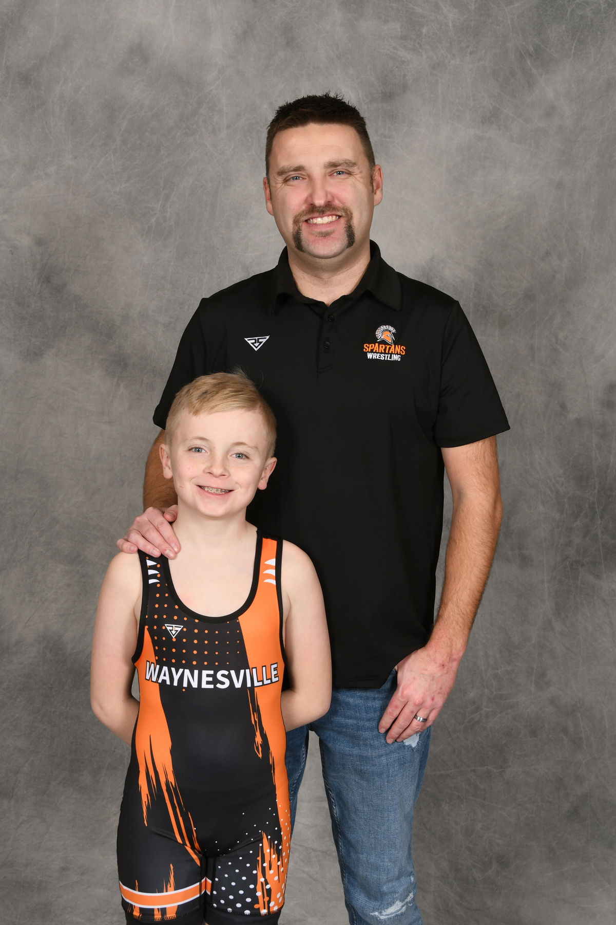 wrestler and his coach 